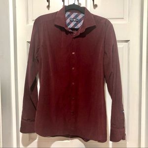 Stone Rose Micro Corduroy LS Casual Shirt